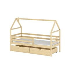 Veneti Dětská postel se šuplíky ALIA - 80x160, borovice