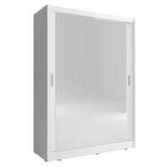 Veneti Zrcadlová skříň s posuvnými dveřmi 130 cm MARVAN - bílá