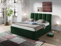 Veneti Čalouněná manželská postel 180x200 TRALEE - zelená