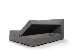 Veneti Moderní postel s úložným prostorem 160x200 STIG 5 - šedá