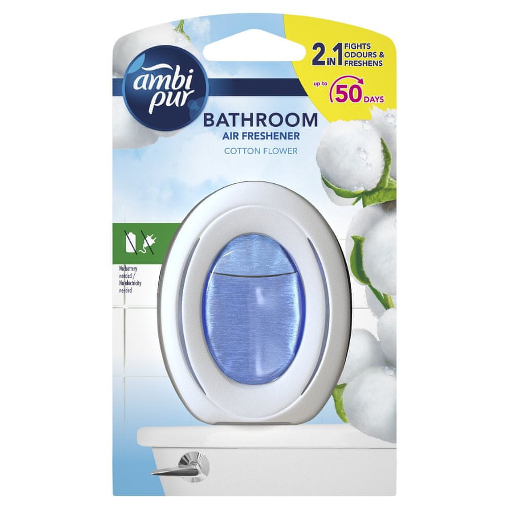 Ambi Pur Bathroom Cotton Fresh Osvěžovač Vzduchu 1 ks