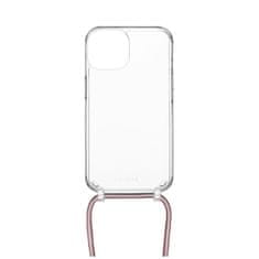 FIXED Pouzdro Pure Neck s růžovou šňůrkou na krk pro Samsung Galaxy A54 5G FIXPUN-1085-PI