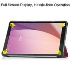 Techsuit Pouzdro pro tablet Lenovo Tab M8 Gen 4 8.0", Techsuit FoldPro burgundy