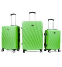 Aga Travel Sada cestovních kufrů MR4653 Zelená