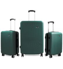 Aga Travel Sada cestovních kufrů MR4651 Tmavě zelená