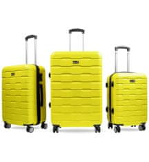 Aga Travel Sada cestovních kufrů MR4658 Žlutá