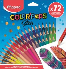 Maped Colorpepes Pastelky trojúhelníkové 72 barev