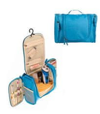 INNA Kosmetický kufřík Toaletní taška Make Up Bag Make Up Case Cestovní taška Beauty Case s přenosnou rukojetí Háček Kosmetická taška Storage Bag pro toaletní potřeby v modré barvě pro muže ženy KOSLAGOS-1