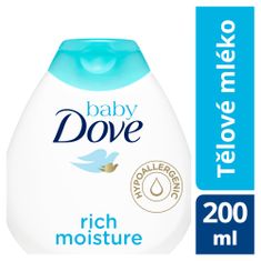 Dove Baby Rich Moisture tělové mléko 200 ml