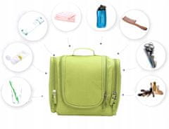 INNA Kosmetický kufřík Toaletní taška Make Up Bag Make Up Case Cestovní taška Beauty Case s přenosnou rukojetí Háček Kosmetická taška Storage Bag pro toaletní potřeby v modré barvě pro muže ženy KOSLAGOS-2