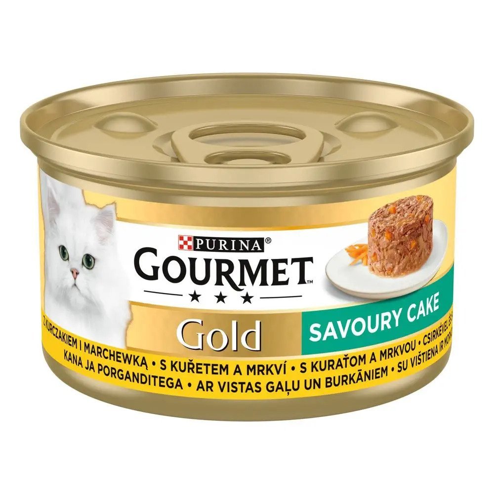 Gourmet GOLD Savoury Cake kuře 12x85 g