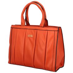 Coveri WORLD Elegantní kabelka do ruky Penelope, oranžová