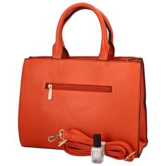 Coveri WORLD Elegantní kabelka do ruky Penelope, oranžová