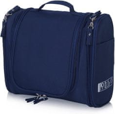 INNA Kosmetický kufřík Toaletní taška Make Up Bag Make Up Case Cestovní taška Beauty Case s přenosnou rukojetí Háček Kosmetická taška Storage Bag pro toaletní potřeby v tmavě modrá pro muže ženy KOSLAGOS-6