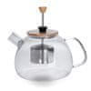 SONNENH Čajová konvice ze skla s ohřívačem čaje z nerezové oceli Čajová souprava na přípravu čaje o objemu přibližně 1,5 litru