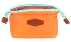 INNA Toaletní taška Kosmetická taška Toaletní taška Make-up Bag pro kabelky Malá prostorná cestovní taška Travelcosmetic v oranžová KOSMALAGA-4