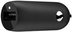 Belkin Boost Charge nabíječka do auta USB-A 18W, černá, CCA002btBK