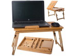 Alum online Bambusový stolek pro notebook
