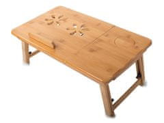 Alum online Bambusový stolek pro notebook