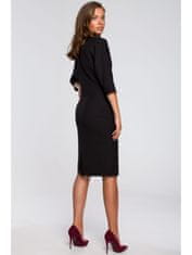 Style Stylove Dámské midi šaty Estrineve S242 černá L