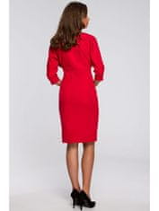 Style Stylove Dámské midi šaty Estrineve S242 červená L