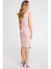 Style Stylove Dámské mini šaty Anghangwain S105 pudrová růžová L