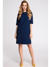 Style Stylove Dámské mini šaty Herzenes S113 námořnická modrá S