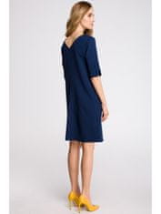 Style Stylove Dámské mini šaty Herzenes S113 námořnická modrá S