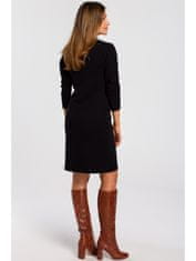 Style Stylove Dámské midi šaty Estrilon S178 černá XL