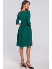 makover Dámské mini šaty Lilte K010 zelená S