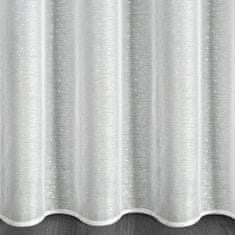 DESIGN 91 Hotová záclona s kroužky - Sibel bělozlatá, š. 1,4 mx d. 2,5 m