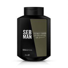 Seb Man šampon 3v1 pro vlasy, vousy a tělo The Multi-Tasker 3in1 Hair, Beard & Body Wash 250 ml