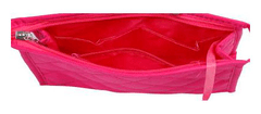 INNA Kosmetická taška Toaletní taška Make-up Bag pro kabelky Malé prostorné cestovní tašky Travelcosmetic v růžová