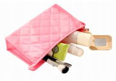 INNA Kosmetická taška Toaletní taška Make-up Bag pro kabelky Malé prostorné cestovní tašky Travelcosmetic v světle růžová
