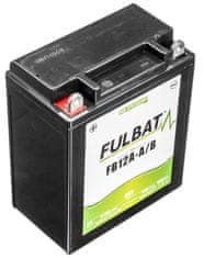 Fulbat baterie 12V, FB12A-A/B GEL (12N12A-4A-1), 12V, 12Ah, 155A, bezúdržbová GEL technologie 134x80x161 FULBAT (aktivovaná ve výrobě) 550947