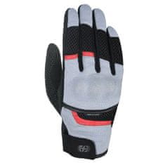 Oxford rukavice BRISBANE AIR, OXFORD (šedé/černé/červené) (Velikost: S) 2H964852