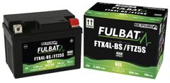 Fulbat baterie 12V, YTX4L-BS, YTZ5S, 5Ah, 70A, bezúdržbová GEL technologie 113x70x85, FULBAT (aktivovaná ve výrobě) 550671