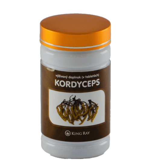 Kingray Cordyceps sinensis 90 kps x 500mg 1 balení