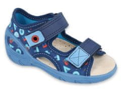 Befado chlapecké sandálky 065P161 modré, velikost 21
