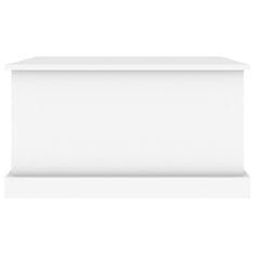 Petromila Úložný box bílý 70 x 40 x 38 cm kompozitní dřevo