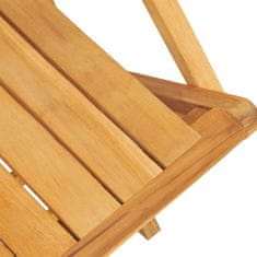Petromila Skládací zahradní židle 4 ks 55x61x90 cm masivní teakové dřevo