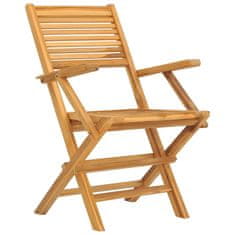 Petromila Skládací zahradní židle 8 ks 55x62x90 cm masivní teakové dřevo
