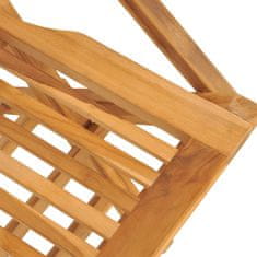 Petromila Skládací zahradní židle 8 ks 55x62x90 cm masivní teakové dřevo