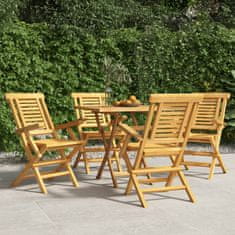 Petromila Skládací zahradní židle 4 ks 56x63x90 cm masivní teakové dřevo