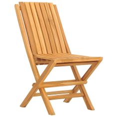Petromila Skládací zahradní židle 4 ks 47x47x89 cm masivní teakové dřevo