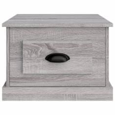 shumee Konferenční stolek šedý sonoma 50 x 50 x 35 cm kompozitní dřevo