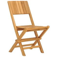 Petromila Skládací zahradní židle 4 ks 47x61x90 cm masivní teakové dřevo
