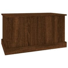 Petromila Úložný box hnědý dub 70 x 40 x 38 cm kompozitní dřevo