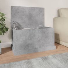 Petromila Úložný regál betonově šedý 70 x 40 x 38 cm kompozitní dřevo