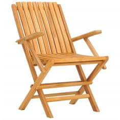 Petromila Skládací zahradní židle 4 ks 61x67x90 cm masivní teakové dřevo